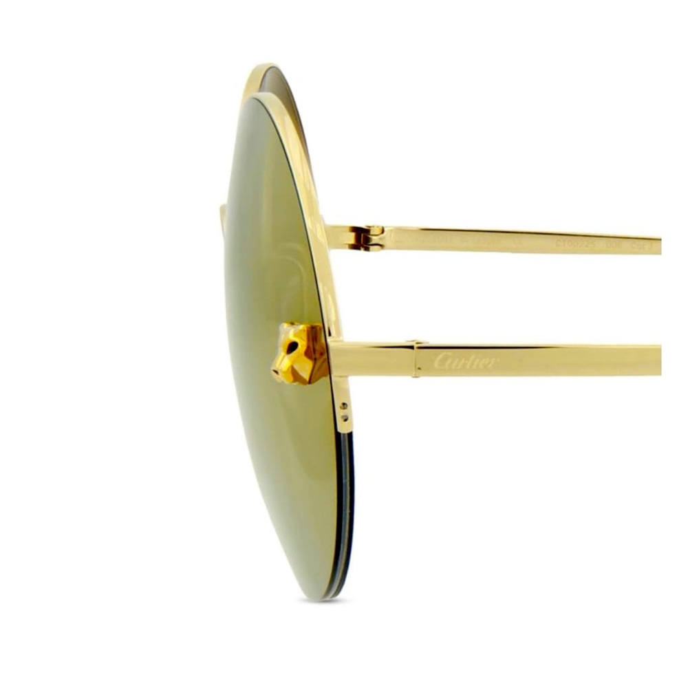 Cartier Gold Panthère Sunglasses